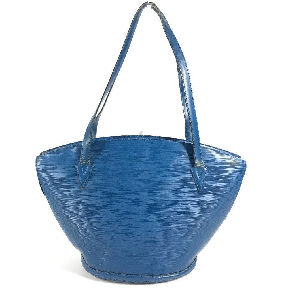 LOUIS VUITTON M52265 Epi Saint Jacques Shopping Shoulder Bag กระเป๋าสะพาย กระเป๋าถือ หนัง Epi Unisex Toledo Blue สีน้ำเงิน