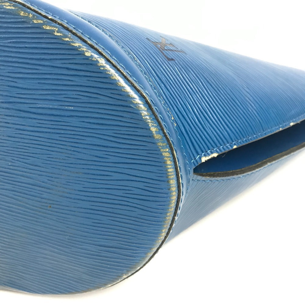 LOUIS VUITTON M52265 Epi Saint Jacques Shopping Shoulder Bag กระเป๋าสะพาย กระเป๋าถือ หนัง Epi Unisex Toledo Blue สีน้ำเงิน