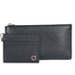 BVLGARI BVLGARI BVLGARI MAN Coin Case & Card Case Long Wallet Card Holder Pass Case Coin Case Leather Unisex Black