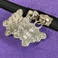ANNA SUI กระเป๋าเดินทาง 2 ล้อ ลายผีเสื้อ โลโก้ กระเป๋าเดินทางแบบมีล้อ กระเป๋าสะพาย กระเป๋าเดินทาง กระเป๋าล้อลาก แคนวาส Unisex สีม่วง