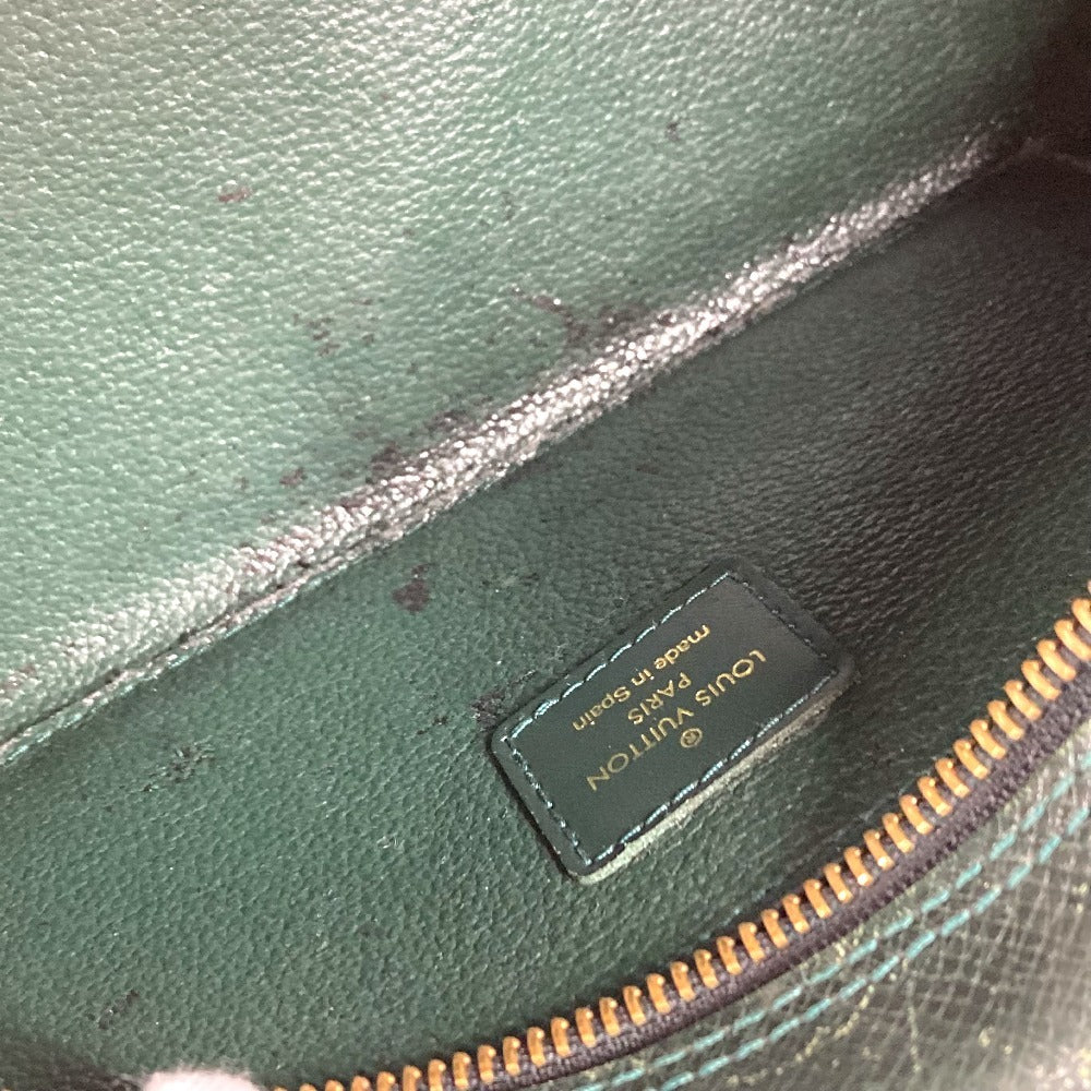 LOUIS VUITTON M30224 タイガ トゥルース トワレットPM カバン メイクポーチ 化粧ポーチ セカンドバッグ ポーチ タイガレザー メンズ エピセア グリーン