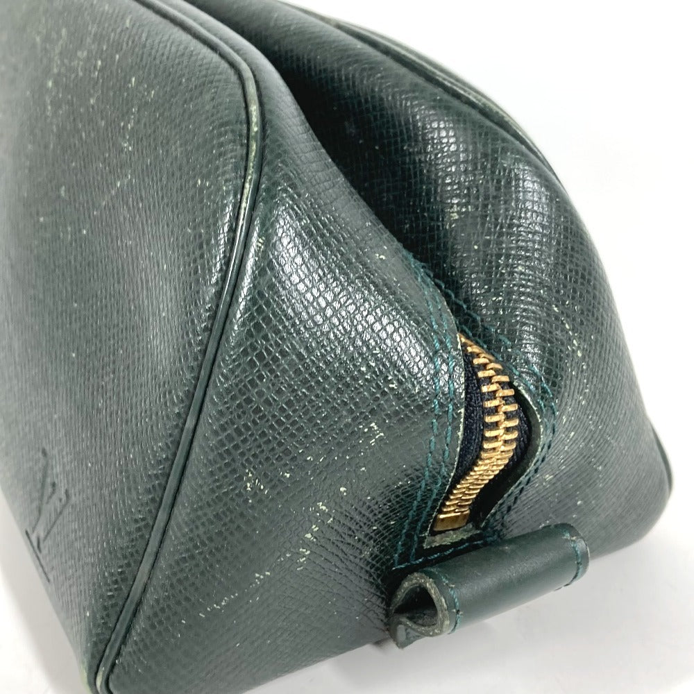 LOUIS VUITTON M30224 タイガ トゥルース トワレットPM カバン メイクポーチ 化粧ポーチ セカンドバッグ ポーチ タイガレザー メンズ エピセア グリーン
