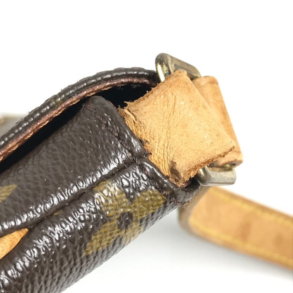 LOUIS VUITTON M51258 モノグラム ミュゼット サルサ ショート カバン 肩掛け フラップ ポシェット ショルダーバッグ ユニセックス ブラウン