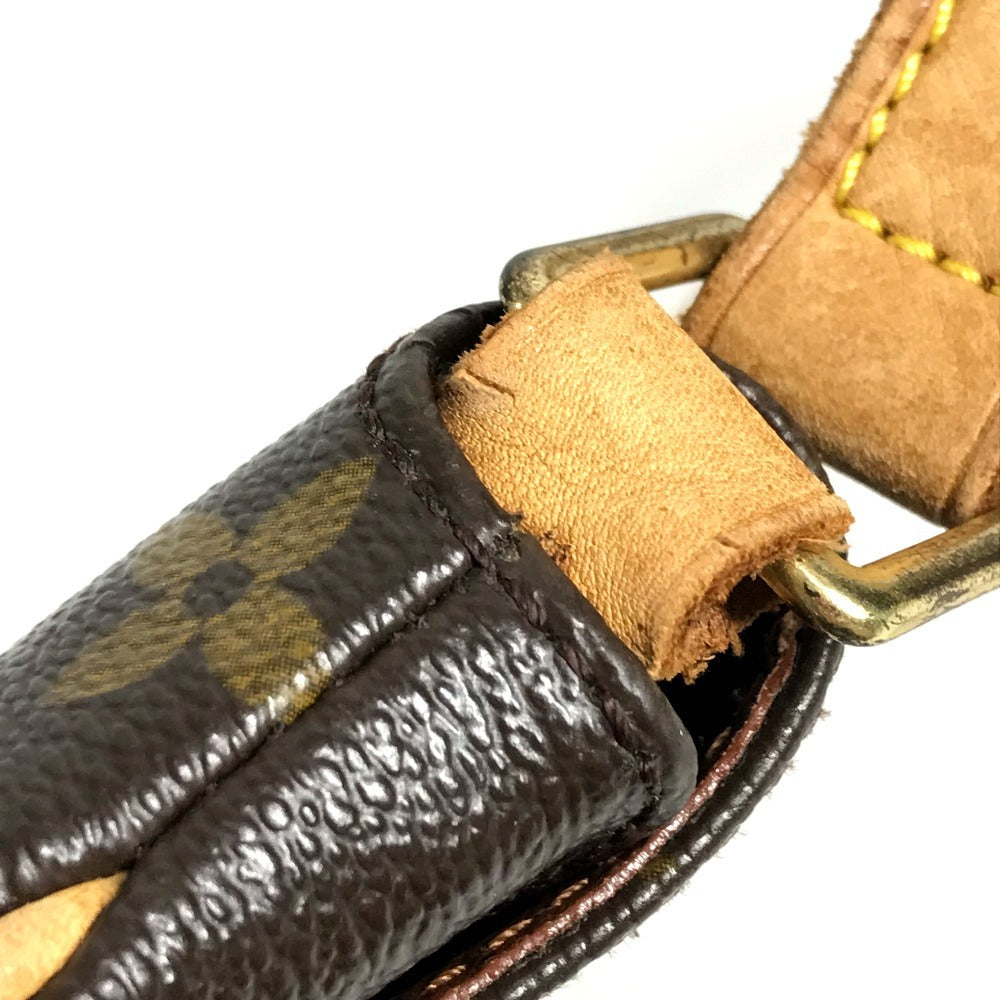 LOUIS VUITTON M51258 モノグラム ミュゼット サルサ ショート カバン 肩掛け フラップ ポシェット ショルダーバッグ ユニセックス ブラウン