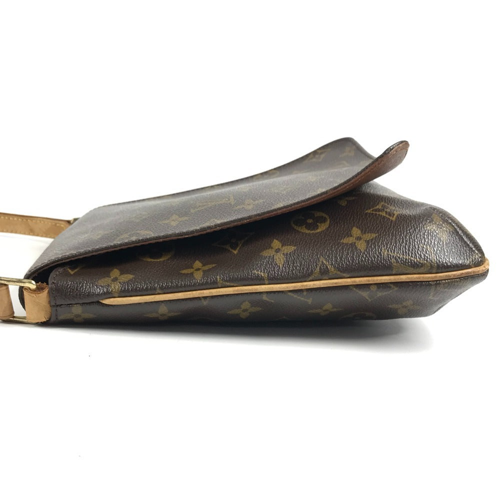 LOUIS VUITTON M51258 モノグラム ミュゼット サルサ ショート カバン 肩掛け フラップ ポシェット ショルダーバッグ ユニセックス ブラウン