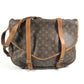 LOUIS VUITTON M42252 モノグラム ソミュール43 ソミュール 43 斜め掛け フラップ カバン ショルダーバッグ モノグラムキャンバス ユニセックス ブラウン