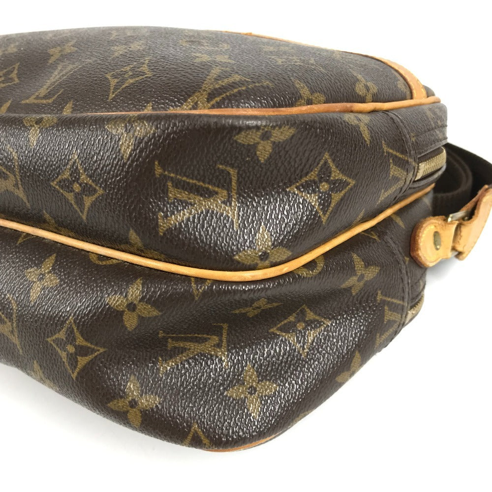 LOUIS VUITTON M45254 モノグラム リポーターPM リポーター PM 斜め掛け カバン ショルダーバッグ モノグラムキャンバス ユニセックス ブラウン