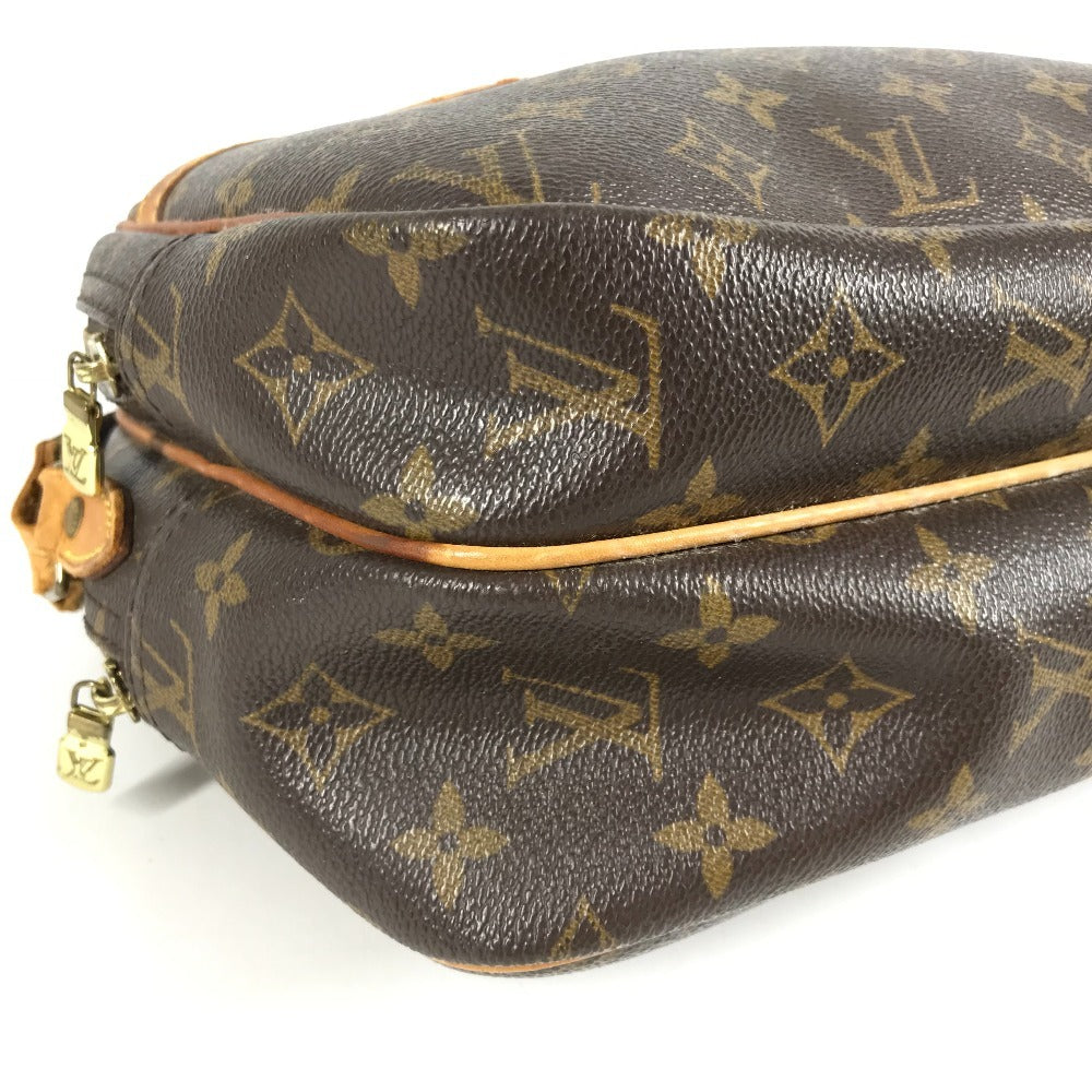 LOUIS VUITTON M45254 モノグラム リポーターPM リポーター PM 斜め掛け カバン ショルダーバッグ モノグラムキャンバス ユニセックス ブラウン