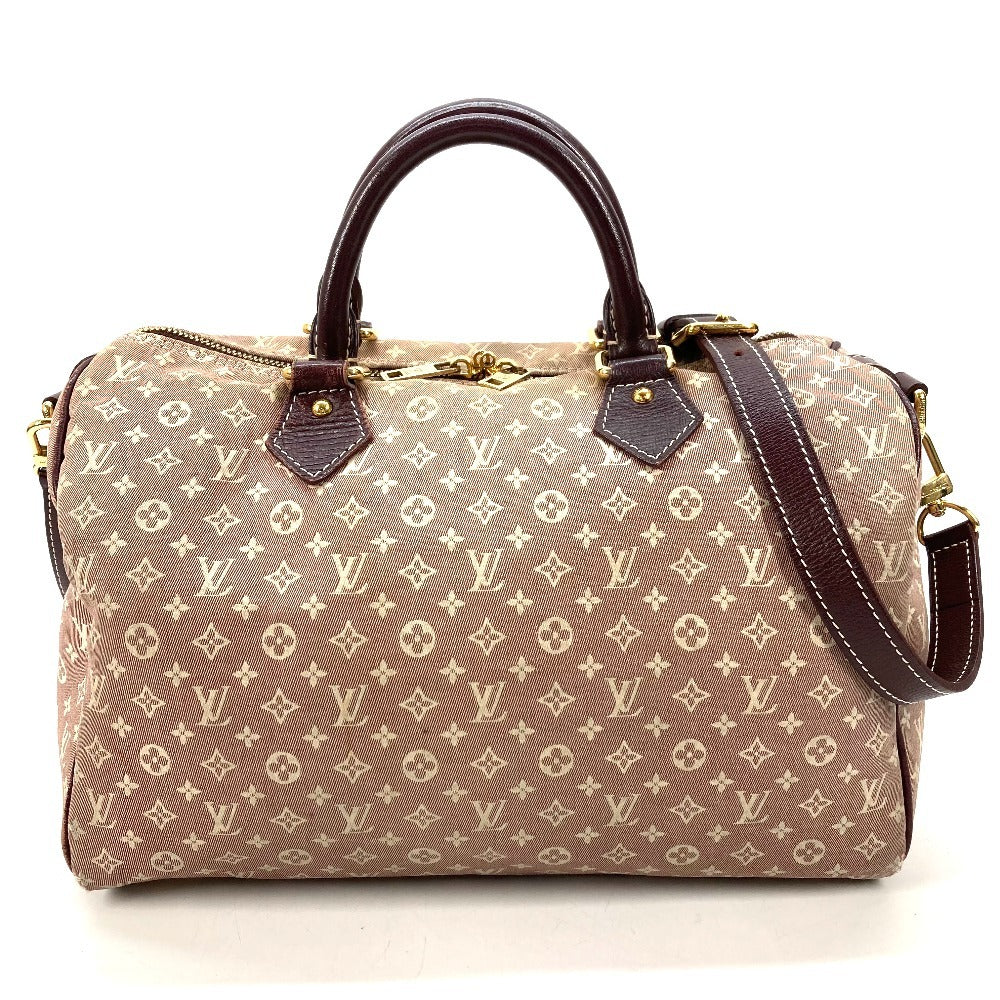 LOUIS VUITTON M56704 モノグラムイディール スピーディバンドリエール30 2WAYバッグ ミニボストンバッグ ショルダーバッグ カバン ハンドバッグ モノグラムイディール レディース セピア ブラウン