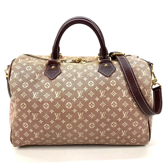 LOUIS VUITTON M56704 モノグラムイディール スピーディバンドリエール30 2WAYバッグ ミニボストンバッグ ショルダーバッグ カバン ハンドバッグ モノグラムイディール レディース セピア ブラウン