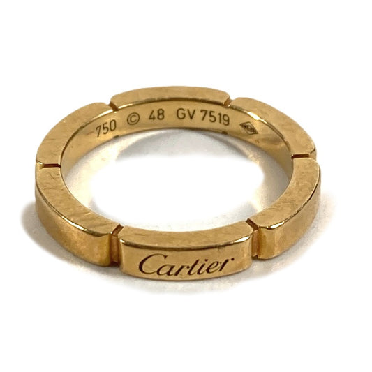 CARTIER K18 金 18K マイヨンパンテール ロゴ アクセサリー ジュエリー リング・指輪 YG750 レディース ゴールド