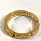 CARTIER K18 金 18K マイヨンパンテール ロゴ アクセサリー ジュエリー リング・指輪 YG750 レディース ゴールド