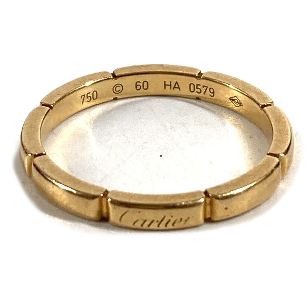 CARTIER K18 金 18K マイヨンパンテール ロゴ アクセサリー ジュエリー リング・指輪 YG750 メンズ ゴールド