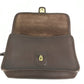 COACH 9832 オールドコーチ ロゴ カバン ストラップ付き フラップ クラッチバッグ セカンドバッグ レザー ユニセックス ブラウン