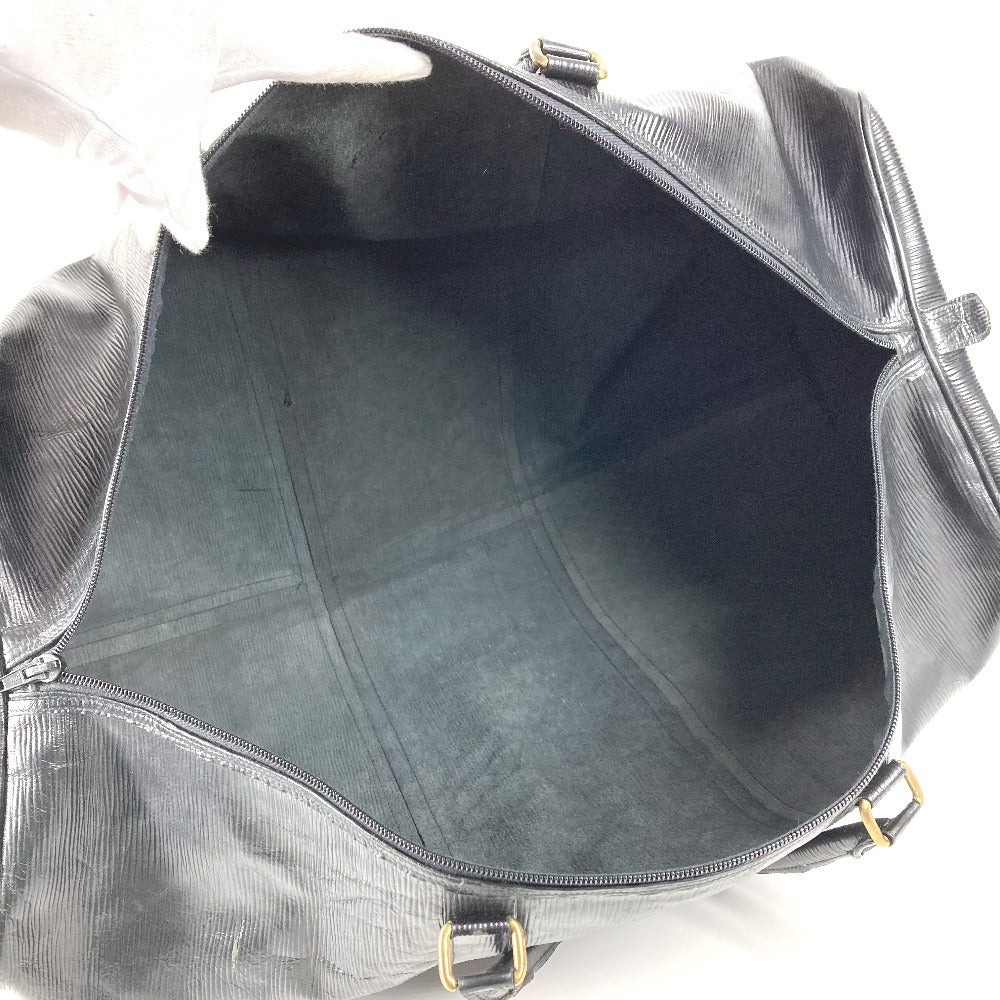 FENDI ヴィンテージ FFロゴ 旅行バッグ トラベルバッグ ハンドバッグ カバン ボストンバッグ レザー ユニセックス ブラック
