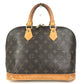 LOUIS VUITTON M51130 Monogram Alma Bag Tote Bag Hand Bag MonogramCanvas Brown Used