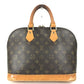 LOUIS VUITTON M51130 Monogram Alma Bag Tote Bag Hand Bag MonogramCanvas Brown Used