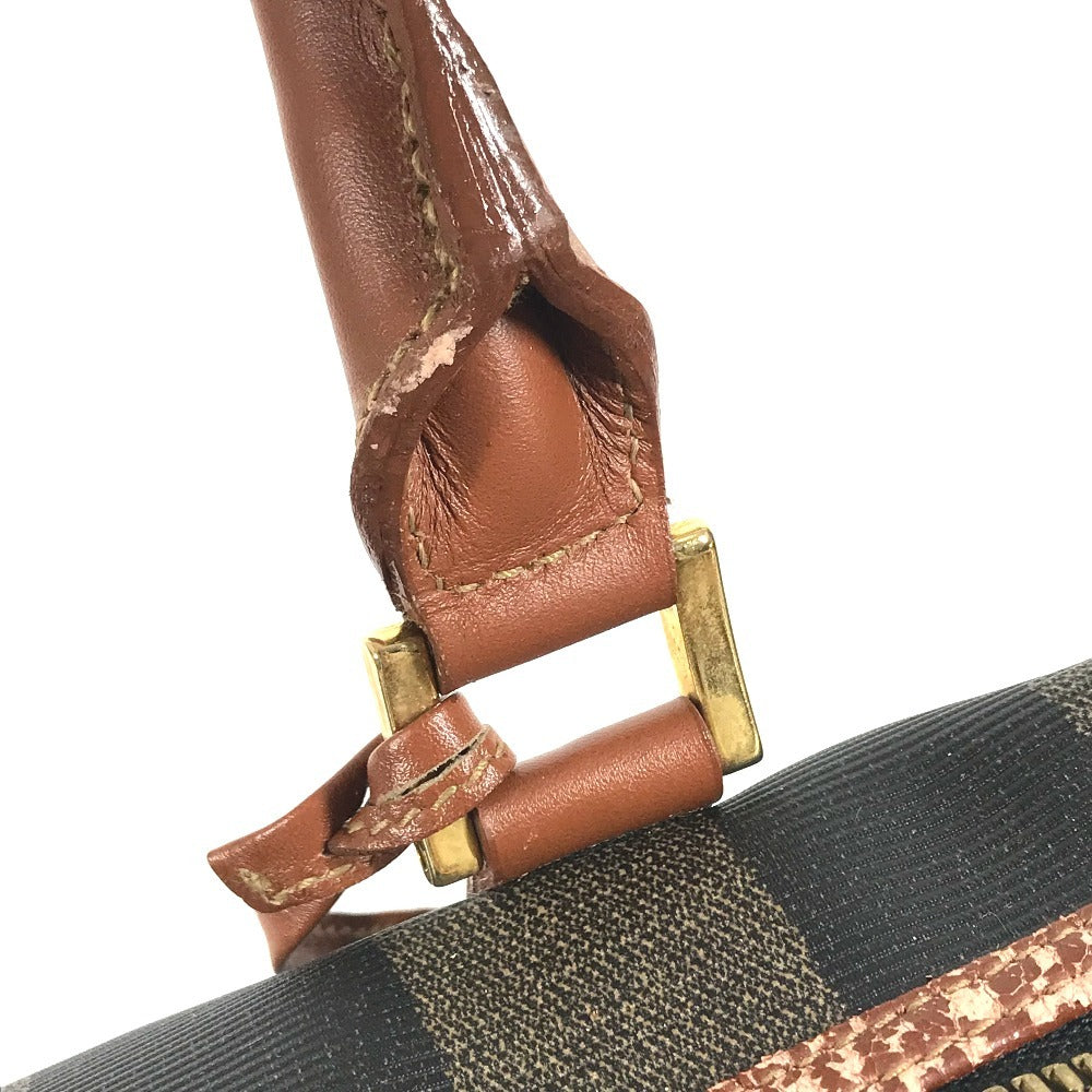 FENDI vintage Pecan Bags Hand Bag Mini Duffle Bag Duffle Bag PVC/Leather khaki Used