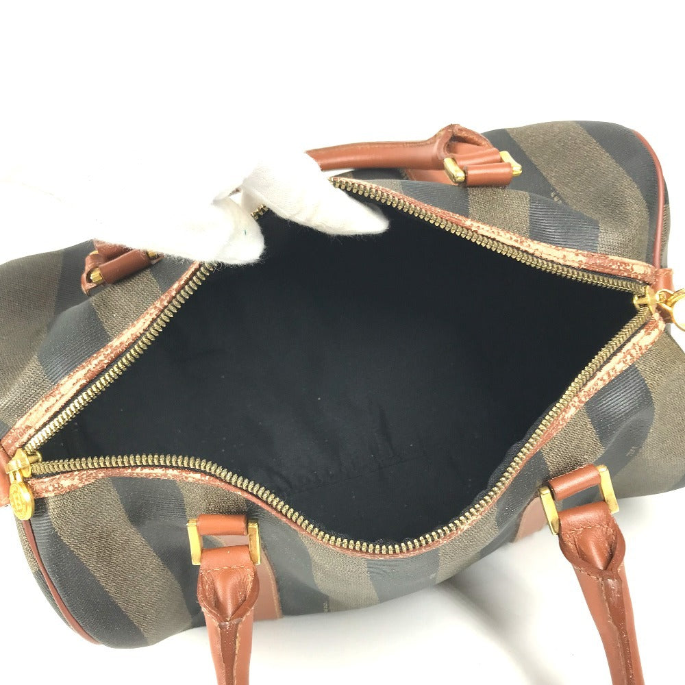 FENDI vintage Pecan Bags Hand Bag Mini Duffle Bag Duffle Bag PVC/Leather khaki Used