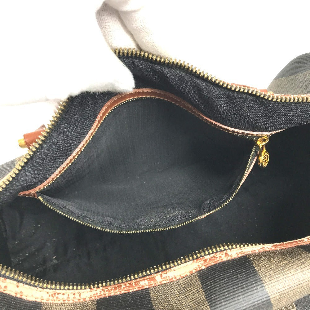 FENDI vintage Pecan Bags Hand Bag Mini Duffle Bag Duffle Bag PVC/Leather khaki Used