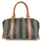 FENDI vintage Pecan Bags Hand Bag Mini Duffle Bag Duffle Bag PVC/Leather khaki Used