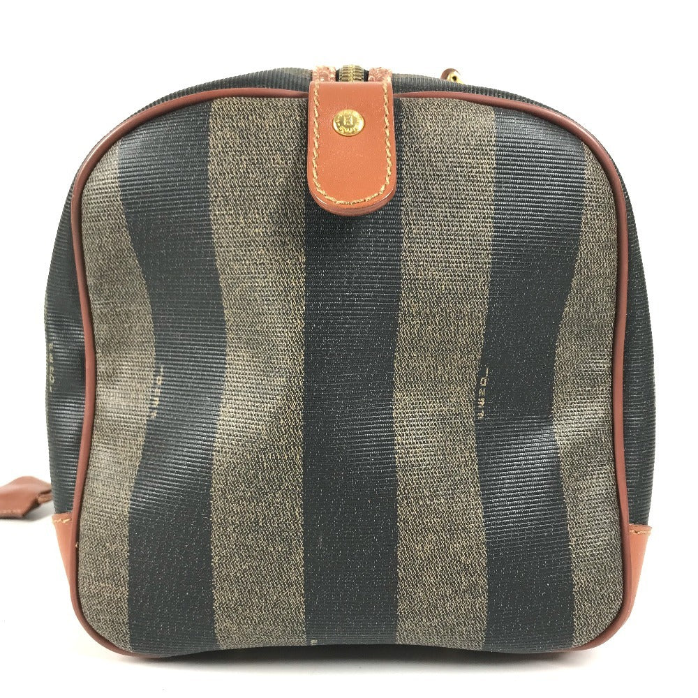 FENDI vintage Pecan Bags Hand Bag Mini Duffle Bag Duffle Bag PVC/Leather khaki Used