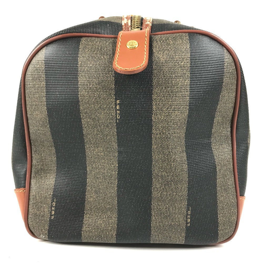 FENDI vintage Pecan Bags Hand Bag Mini Duffle Bag Duffle Bag PVC/Leather khaki Used
