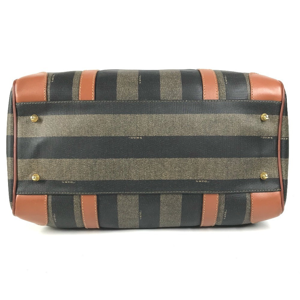 FENDI vintage Pecan Bags Hand Bag Mini Duffle Bag Duffle Bag PVC/Leather khaki Used