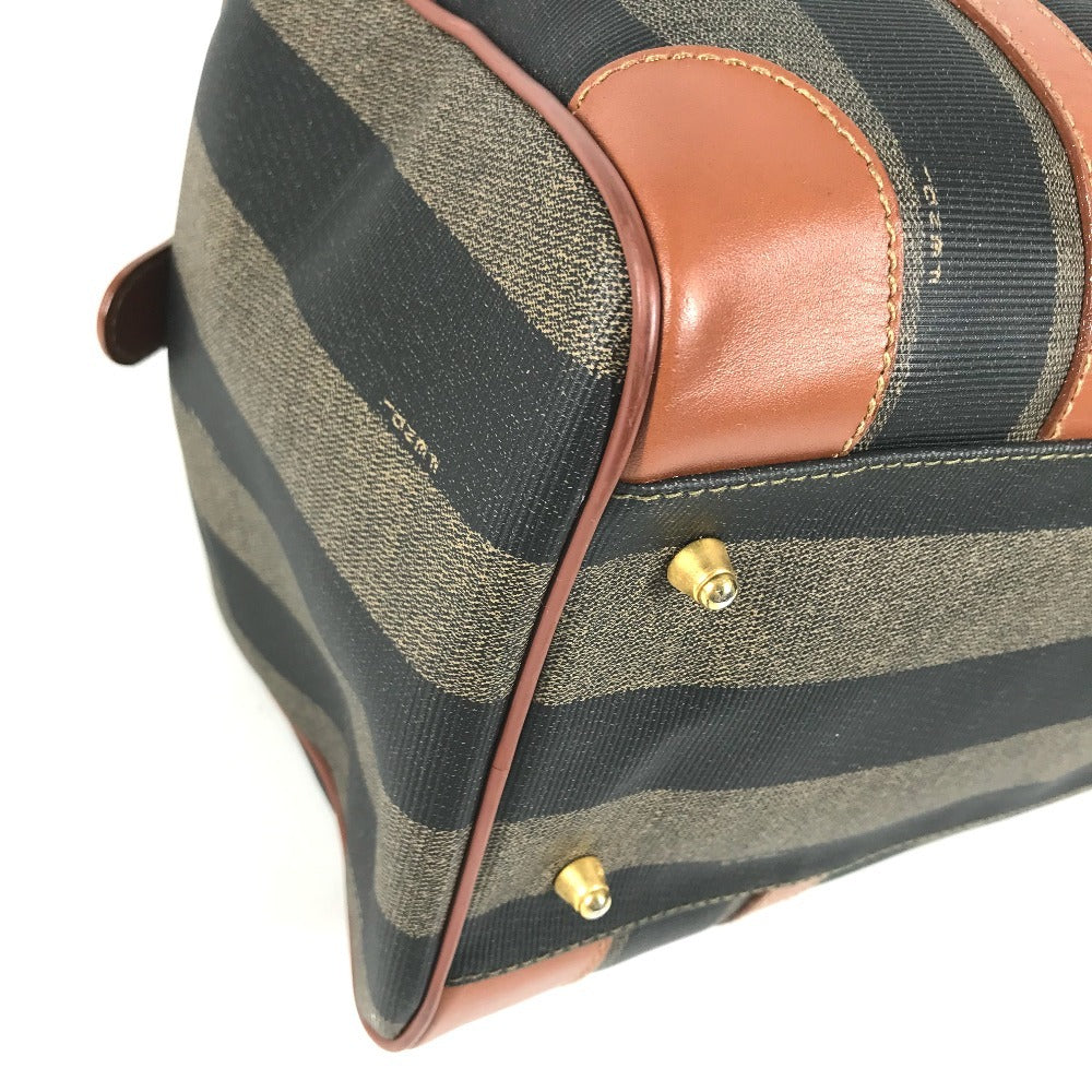 FENDI vintage Pecan Bags Hand Bag Mini Duffle Bag Duffle Bag PVC/Leather khaki Used