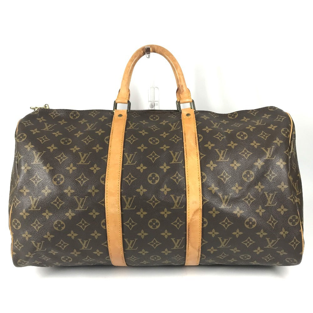 LOUIS VUITTON M41426 Monogram Keepall50 Keepall 50 Travel Bag Hand Bag Travel Bag Duffle Bag MonogramCanvas Brown Used