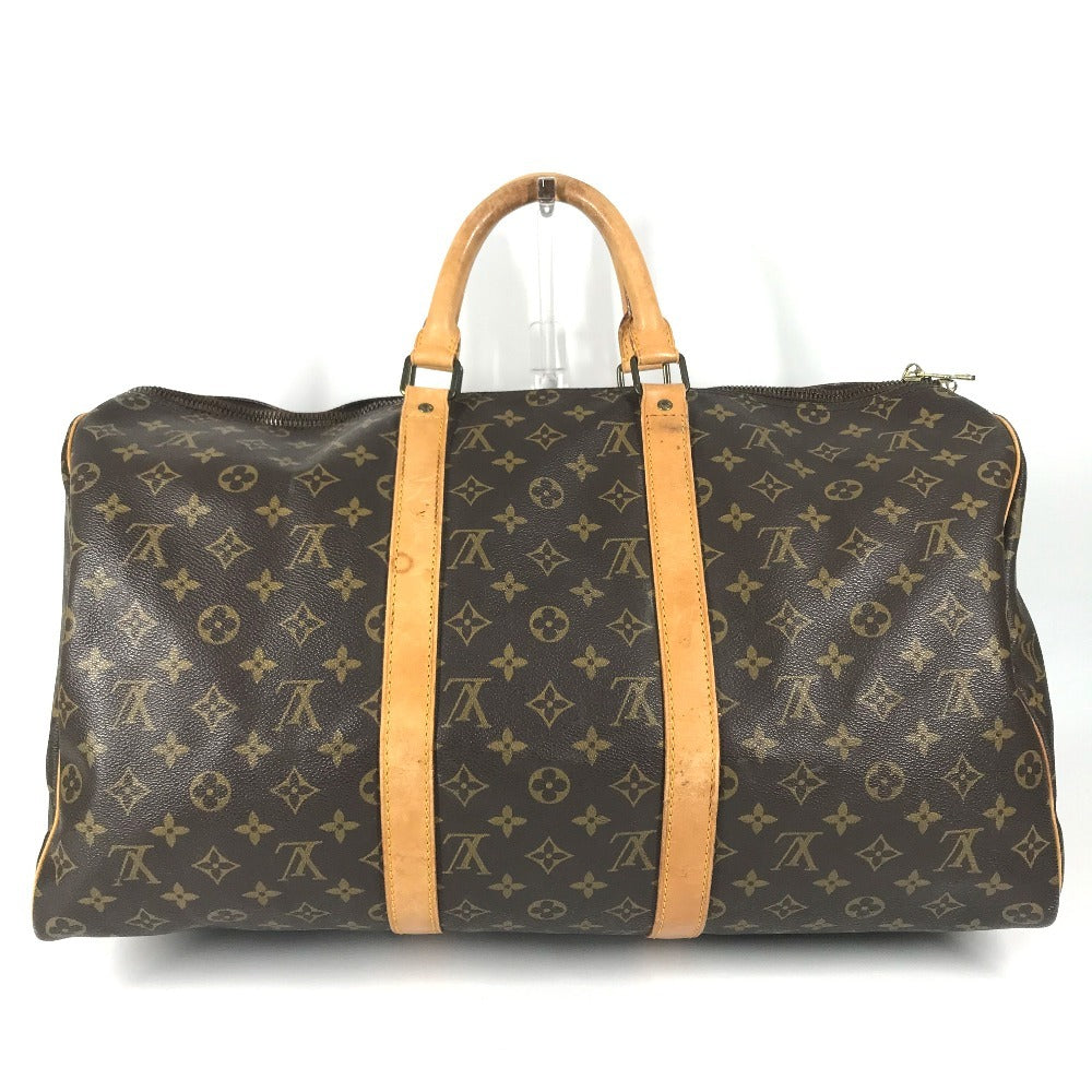 LOUIS VUITTON M41426 Monogram Keepall50 Keepall 50 Travel Bag Hand Bag Travel Bag Duffle Bag MonogramCanvas Brown Used