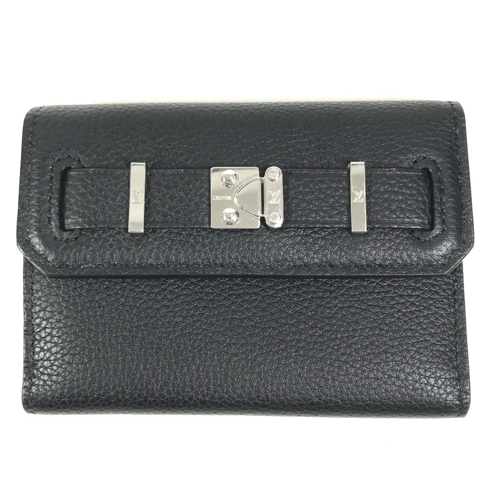 LOUIS VUITTON M25965 Georges Wallet Wallet Compact Wallet Trifold wallet Black Used
