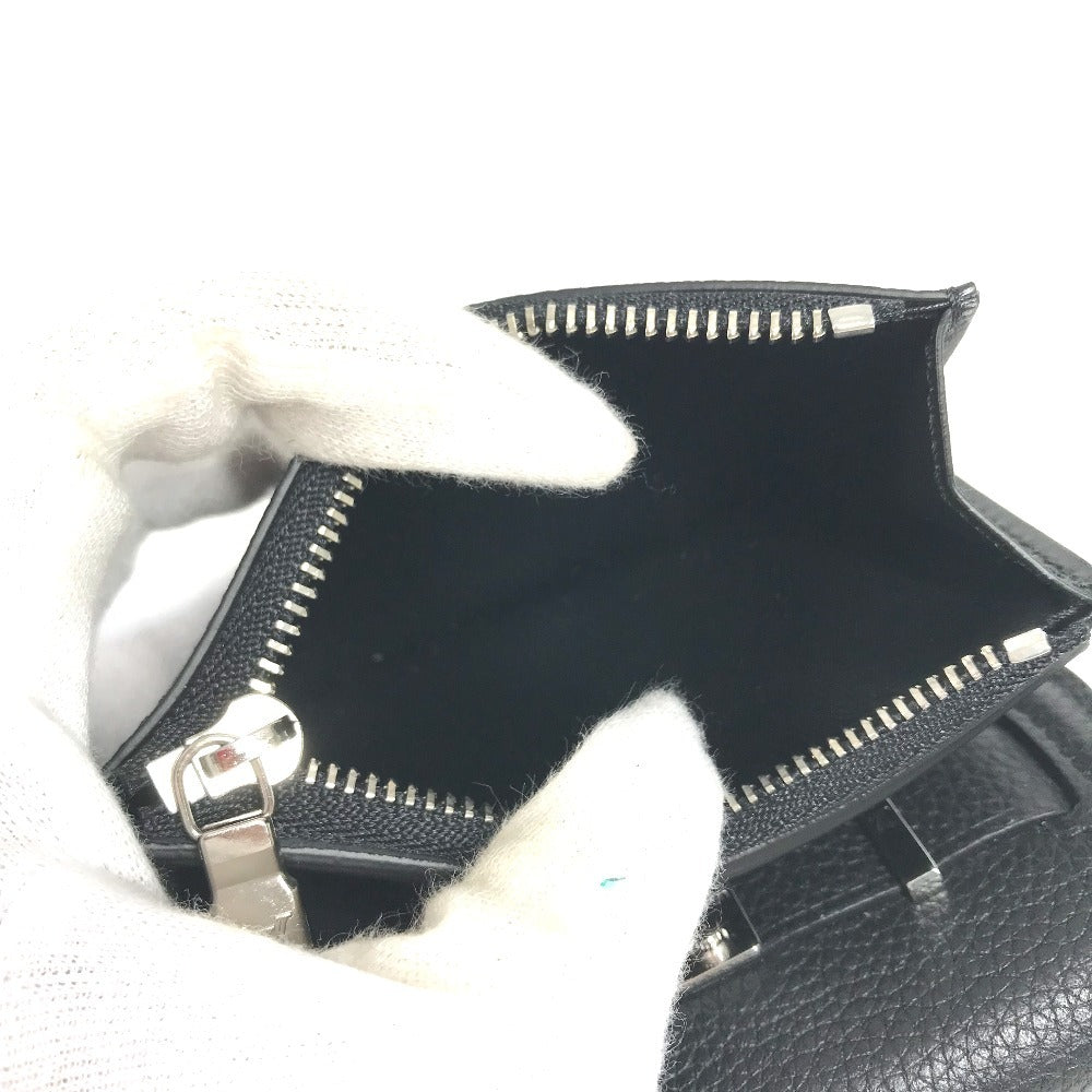 LOUIS VUITTON M25965 Georges Wallet Wallet Compact Wallet Trifold wallet Black Used
