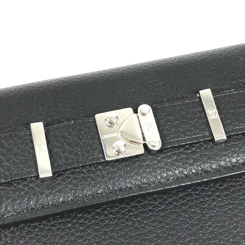 LOUIS VUITTON M25965 Georges Wallet Wallet Compact Wallet Trifold wallet Black Used
