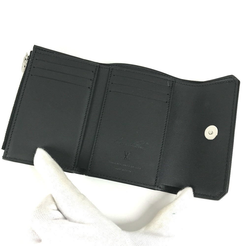 LOUIS VUITTON M25965 Georges Wallet Wallet Compact Wallet Trifold wallet Black Used