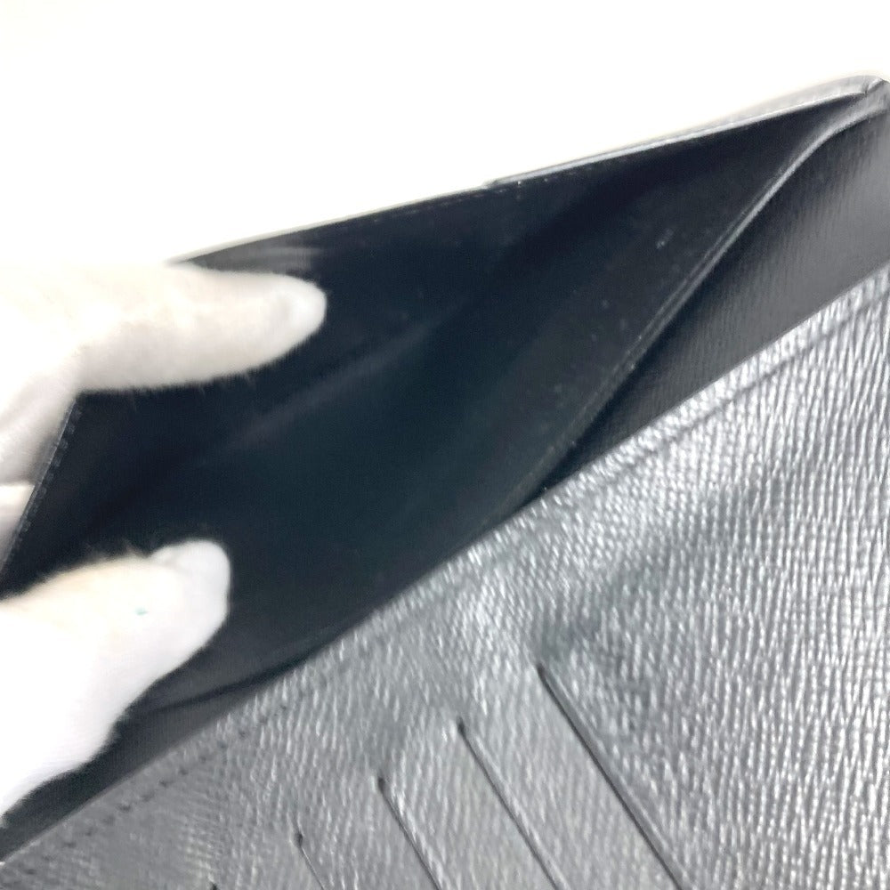LOUIS VUITTON M61697 MonogramEclipse Portefeuille Braza Portefeuille Braza Wallet Long Wallet Bifold Long Wallet MonogramEclipseCanvas Black Used