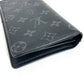 LOUIS VUITTON M61697 MonogramEclipse Portefeuille Braza Portefeuille Braza Wallet Long Wallet Bifold Long Wallet MonogramEclipseCanvas Black Used