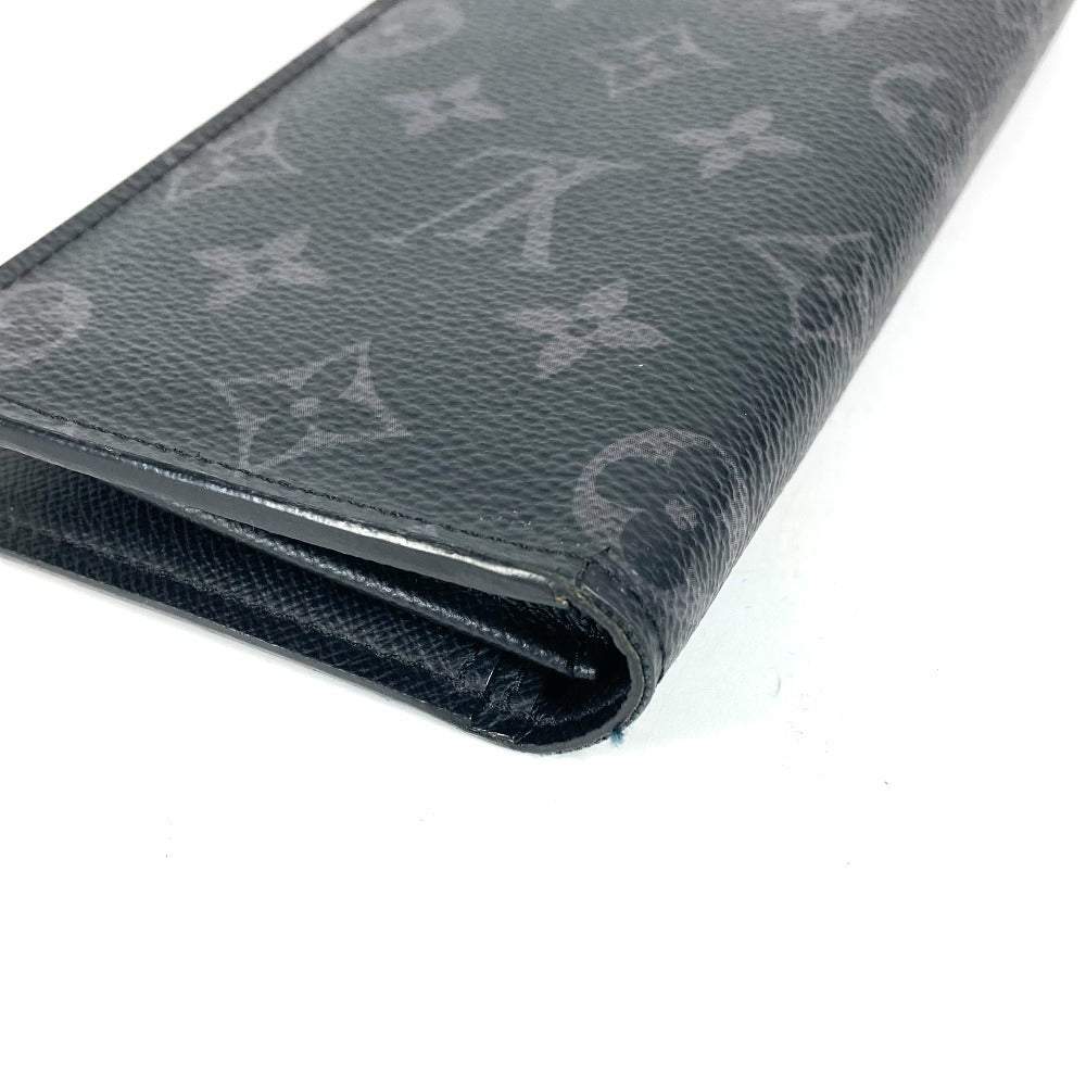 LOUIS VUITTON M61697 MonogramEclipse Portefeuille Braza Portefeuille Braza Wallet Long Wallet Bifold Long Wallet MonogramEclipseCanvas Black Used