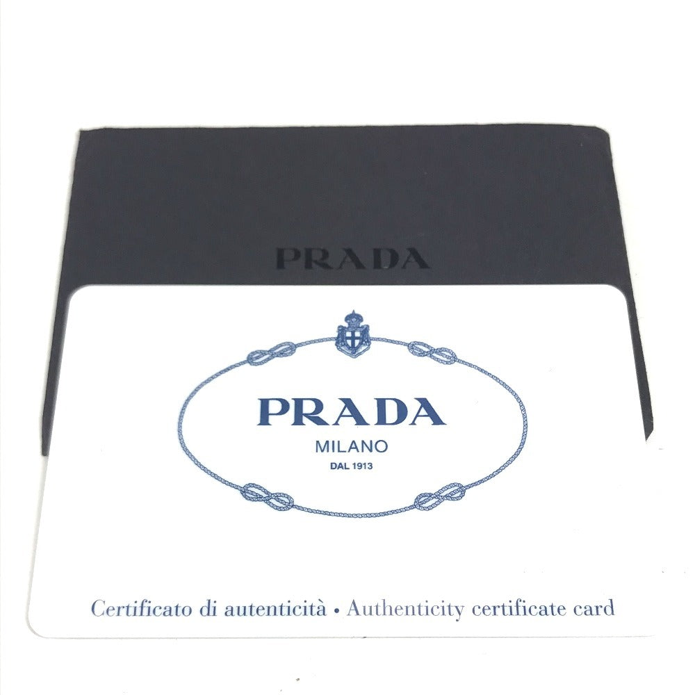 PRADA 1BG626 triangle logo triangle logo plate Bag, Tote Bag, Shoulder Bag, Eco Bag Shoulder Bag Nylon Black Used