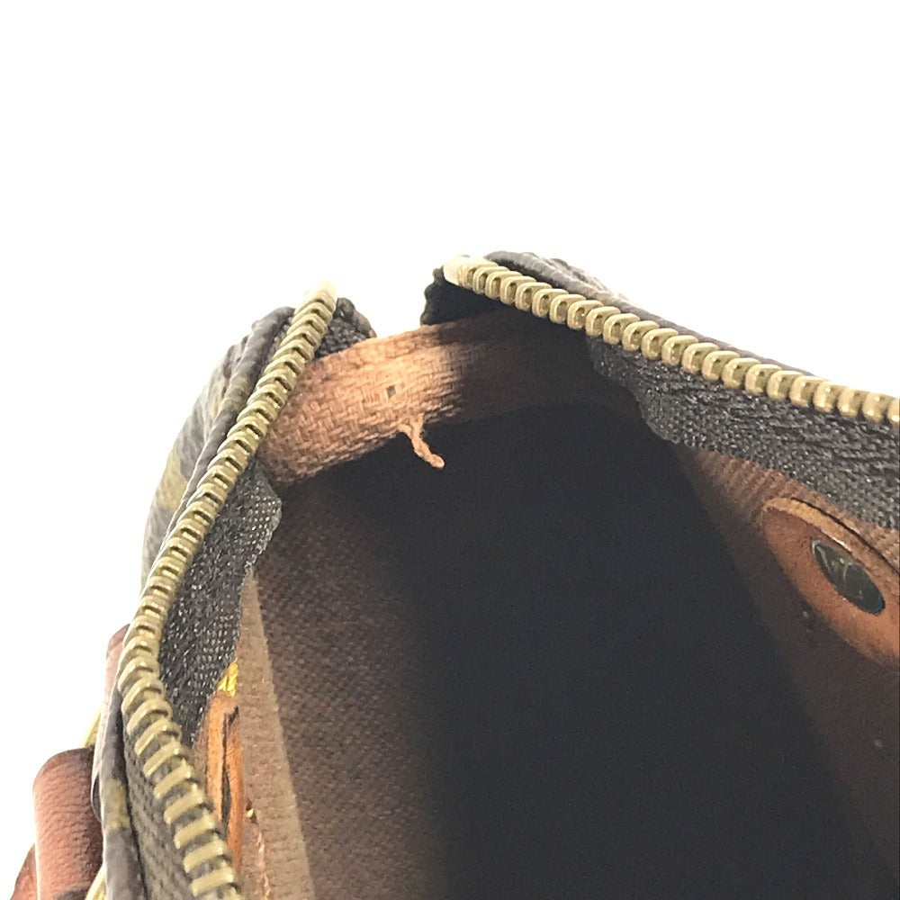 LOUIS VUITTON M41534 Monogram Mini Speedy Bag Mini Duffle Bag Pouch Hand Bag MonogramCanvas Brown Used