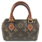 LOUIS VUITTON M41534 Monogram Mini Speedy Bag Mini Duffle Bag Pouch Hand Bag MonogramCanvas Brown Used