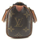 LOUIS VUITTON M41534 Monogram Mini Speedy Bag Mini Duffle Bag Pouch Hand Bag MonogramCanvas Brown Used