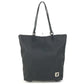 FENDI Zucchino logo Bag Tote Bag shawl Shoulder Bag Leather/Canvas Black Used