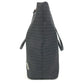 FENDI Zucchino logo Bag Tote Bag shawl Shoulder Bag Leather/Canvas Black Used