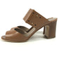 HERMES belt Shoes shoes heel Sandals Leather Brown Used