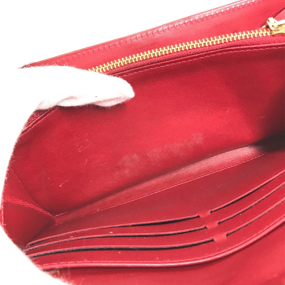 LOUIS VUITTON M93530 MonogramVernis Portefeuille Sarah Long Wallet Flap Long Wallet MonogramVernisCanvas Pomdamul Red Used