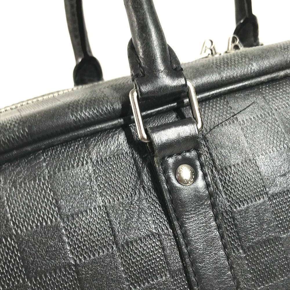 LOUIS VUITTON N41147 Damier Infini Porto Document Voyage GM Bag 2WAY Bag Hand Bag Shoulder Bag Business bag Damier InfiniLeather onyx Black Used