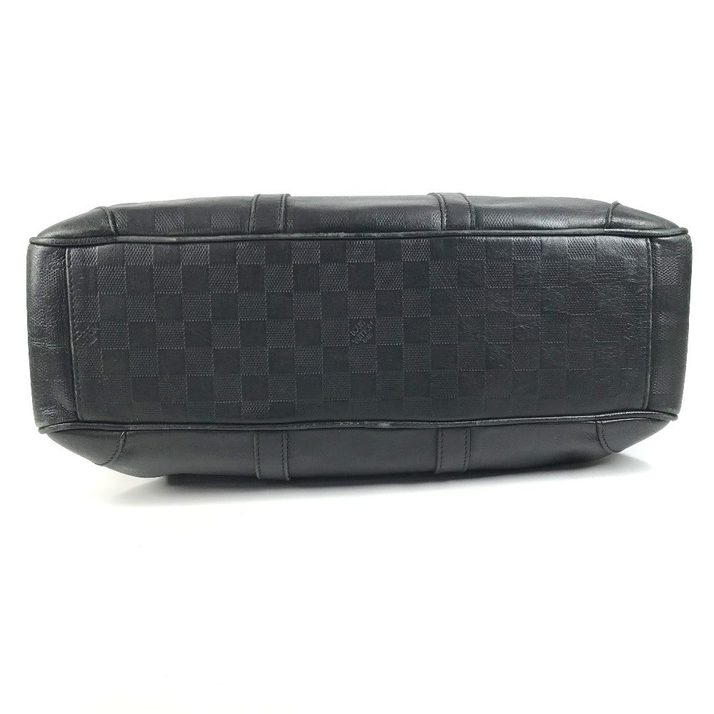 LOUIS VUITTON N41147 Damier Infini Porto Document Voyage GM Bag 2WAY Bag Hand Bag Shoulder Bag Business bag Damier InfiniLeather onyx Black Used