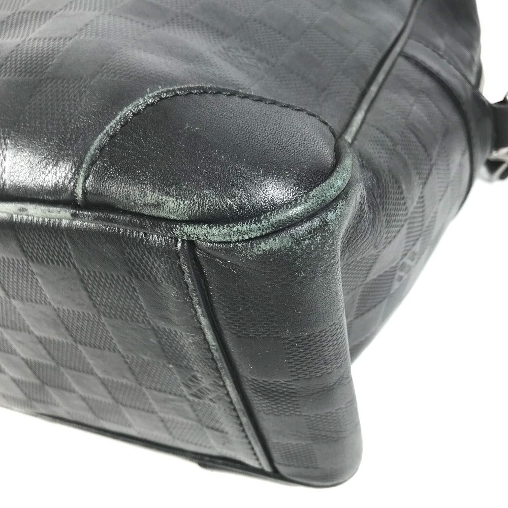LOUIS VUITTON N41147 Damier Infini Porto Document Voyage GM Bag 2WAY Bag Hand Bag Shoulder Bag Business bag Damier InfiniLeather onyx Black Used