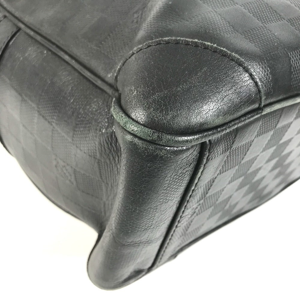 LOUIS VUITTON N41147 Damier Infini Porto Document Voyage GM Bag 2WAY Bag Hand Bag Shoulder Bag Business bag Damier InfiniLeather onyx Black Used
